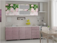Кухни Розовые тюльпаны